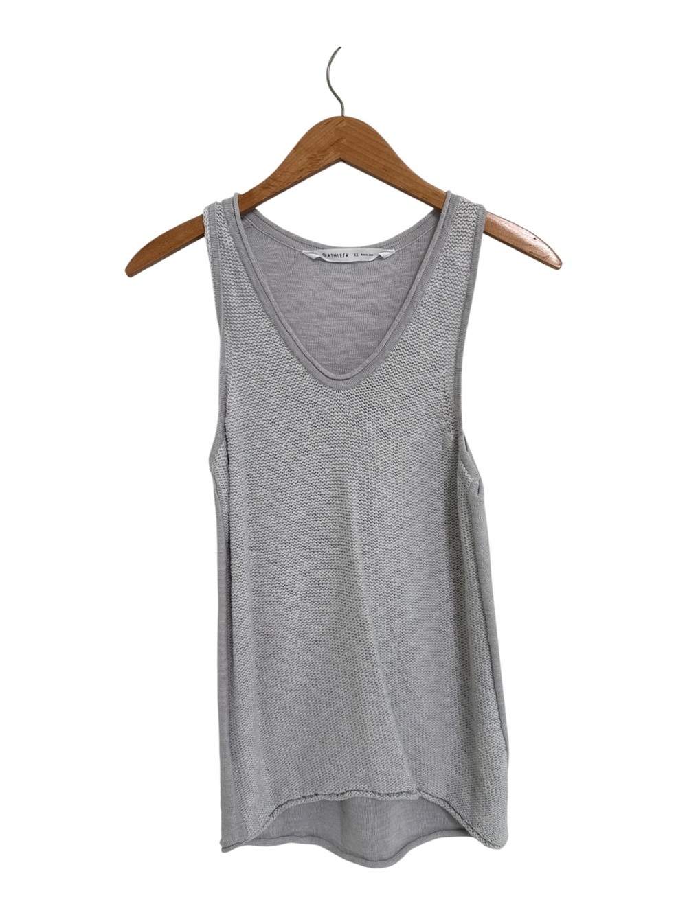 Athleta Linen Blend Top Active Sleeveless Shirt